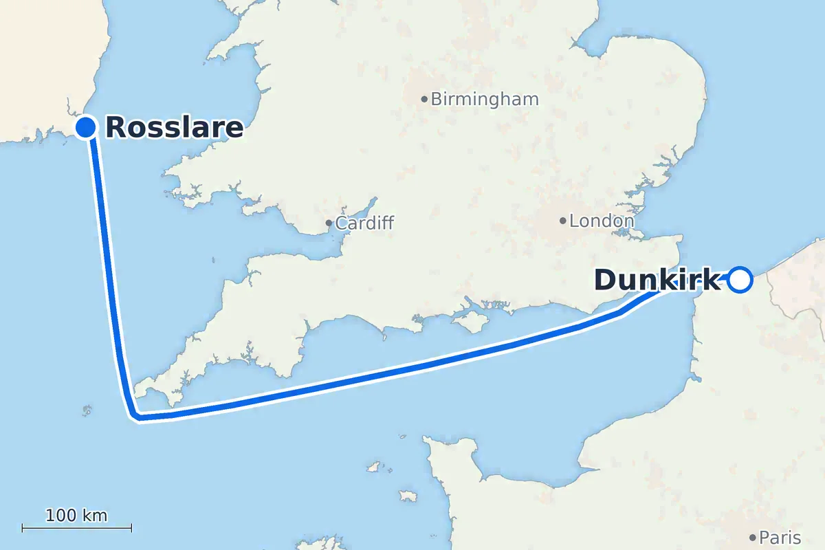 Dunkirk - Rosslare